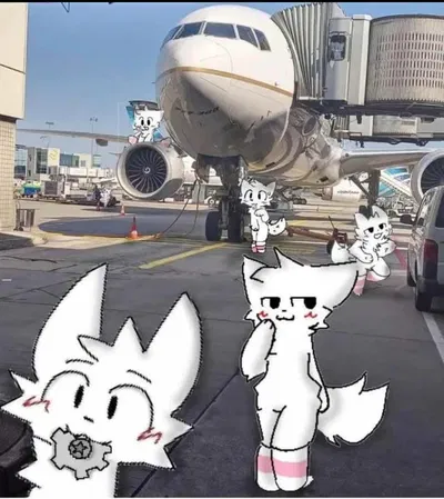 The plane
