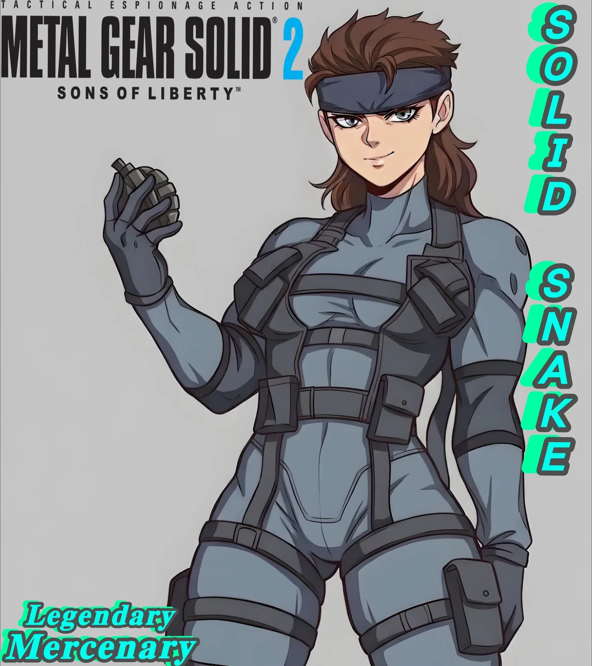 NO! THAT IS NOT SOLID SNAKE! (Female Solid Snake) - Metal Gear Solid 2: Sons of Liberty / Genderswap Solid Snake [canon accurate to the events of MGS2]