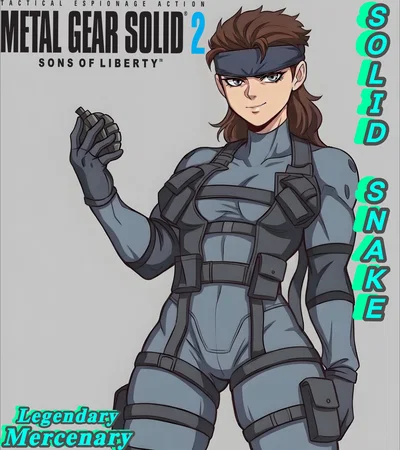 NO! THAT IS NOT SOLID SNAKE! (Female Solid Snake) - Metal Gear Solid 2: Sons of Liberty / Genderswap Solid Snake [canon accurate to the events of MGS2]