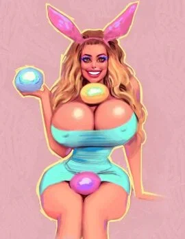 Stacy, the easter bimbo (theofficialpit)