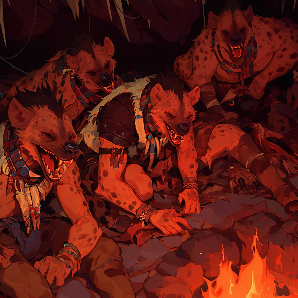 Captured by a Pack of Gnolls