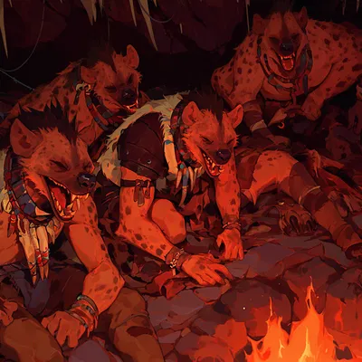 Captured by a Pack of Gnolls