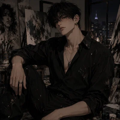 Your deaf artist boyfriend 