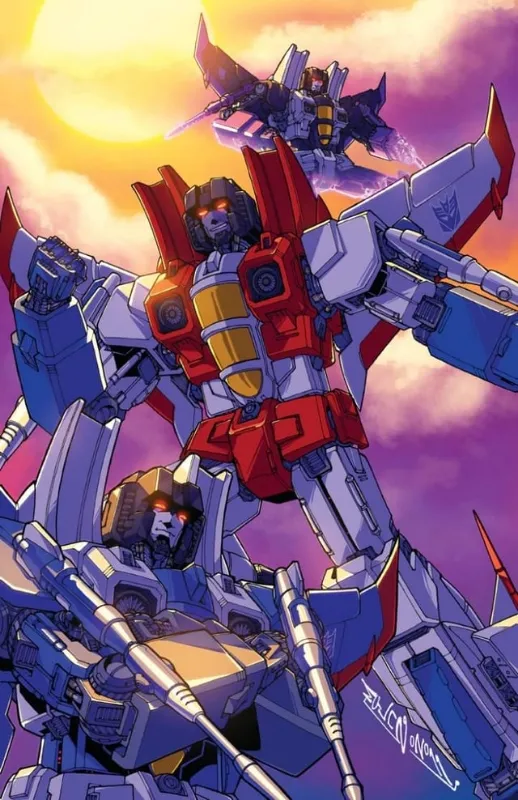 Starscream, Skywarp, and Thundercracker (Heat)