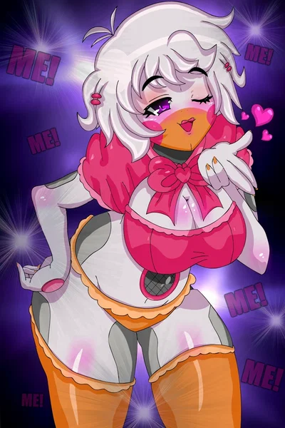 Fnia Funtime chica (night 4 ch2)