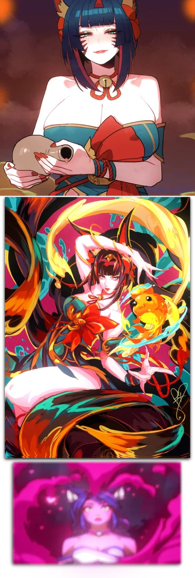 ☁︎ Ahri, The Nine-Tailed Fox ☁︎ |【 LOL 】|HOT SPRINGS HAPPY ENDING! 