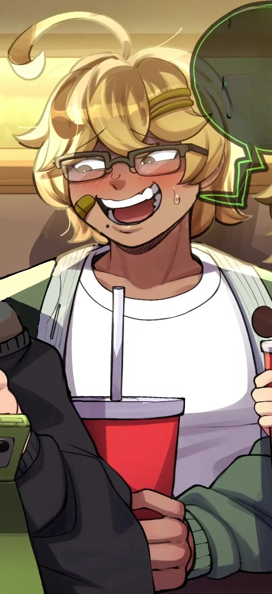 Kiiro | chubby perverted nerd anime who has a small crush on you.