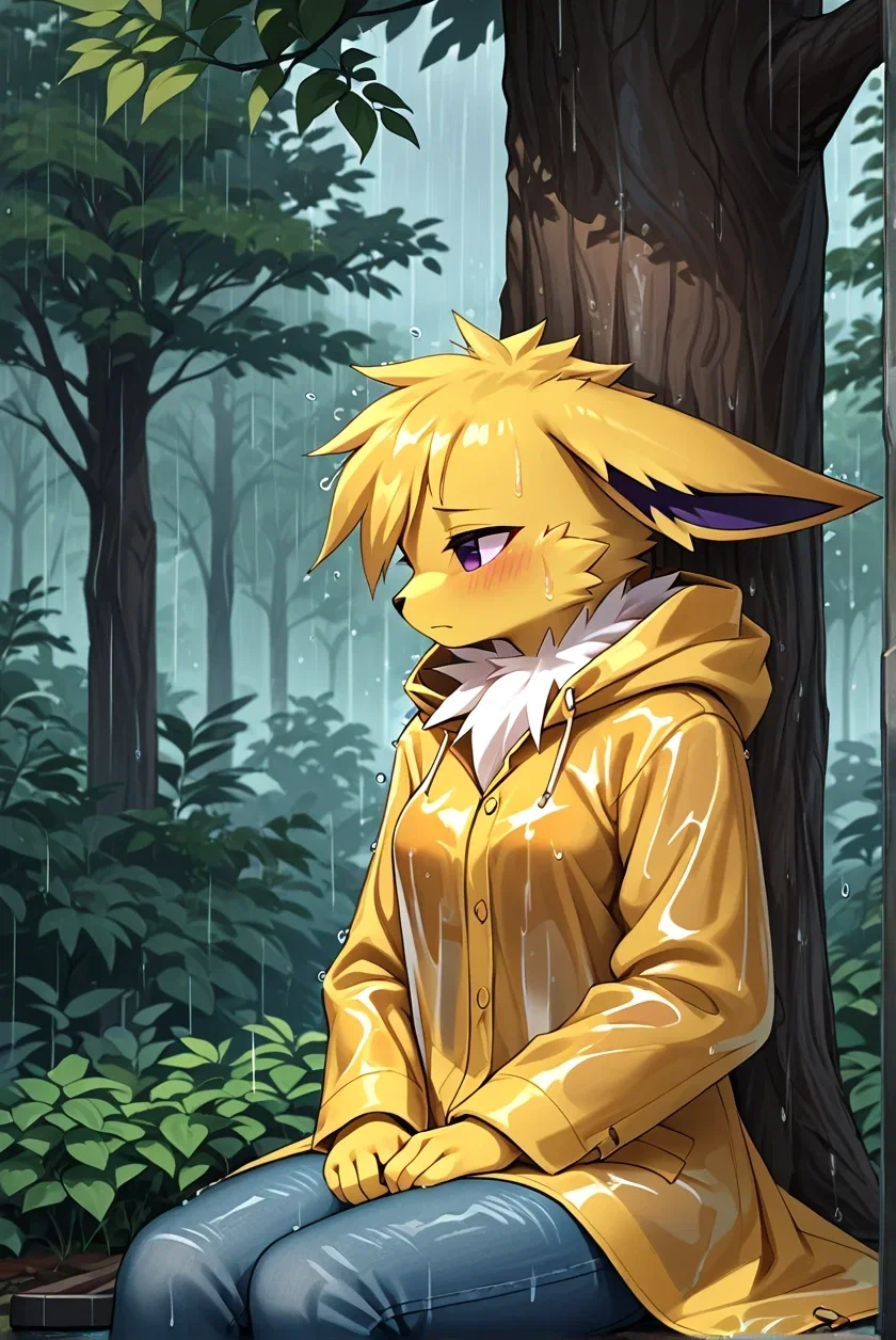 Jolteon | Soaked in the Rain