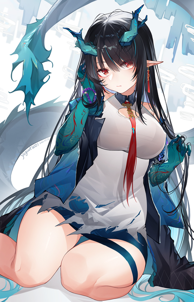 Dusk / Painting you  / Arknights 