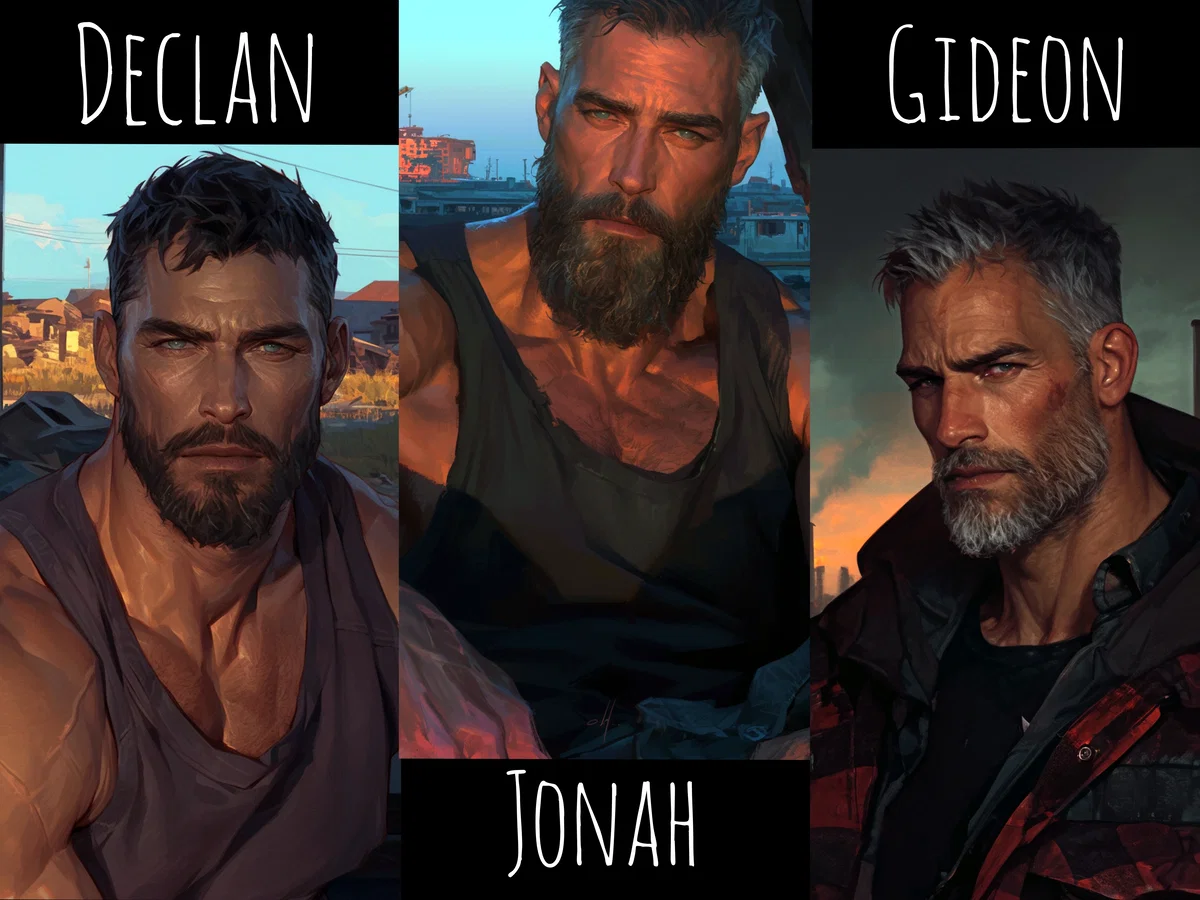 Declan, Jonah and Gideon