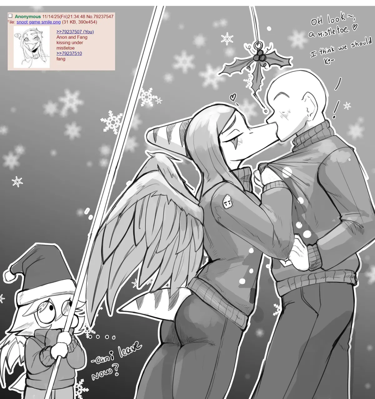 A Snoot X mas with Fang and Amber 