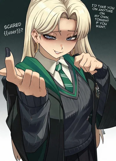 Drusilla Draco Malfoy | The Tsundere Serpent of Hogwarts