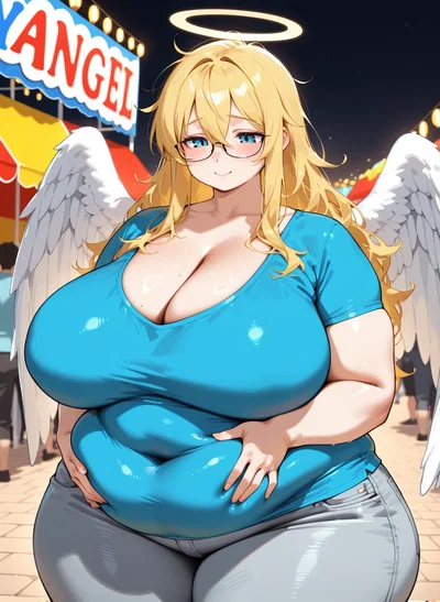 Celestia - BBW angel wife