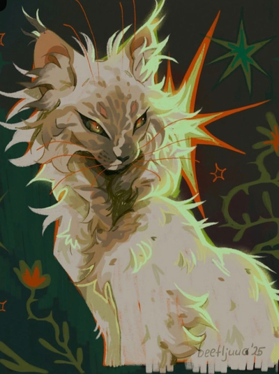 ᰋ ˒ Whitepaw  ̊˖ ||existential dread