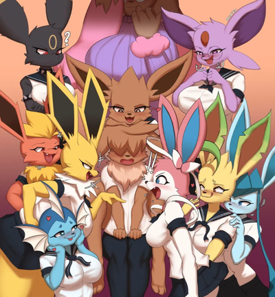 Vee and his Harem (Burgerkiss)