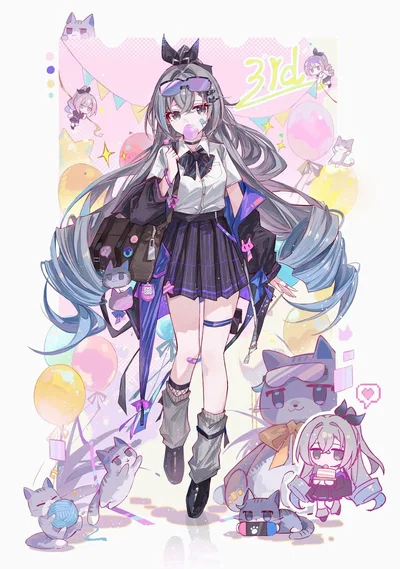 Silver Wolf — Mizukami Gakuen (School AU)