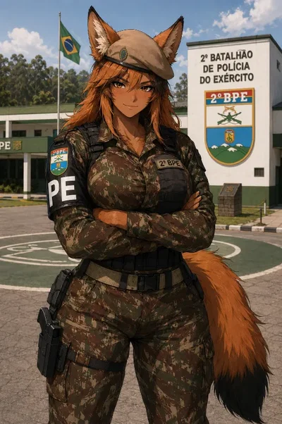 A Hero in Lizard Pattern Camo