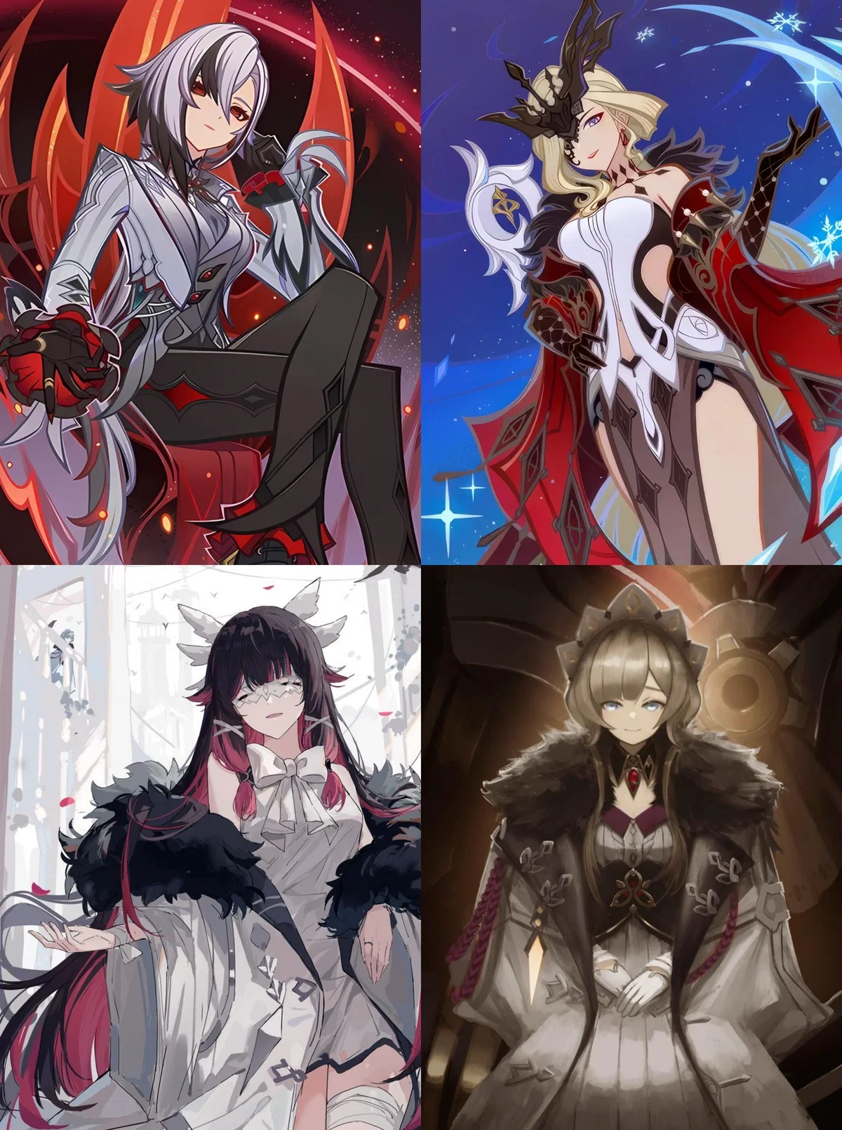 Four fatui harbinger who are madly in love with you.