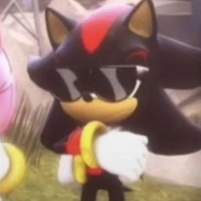 Shadow pretends to be a Plushie