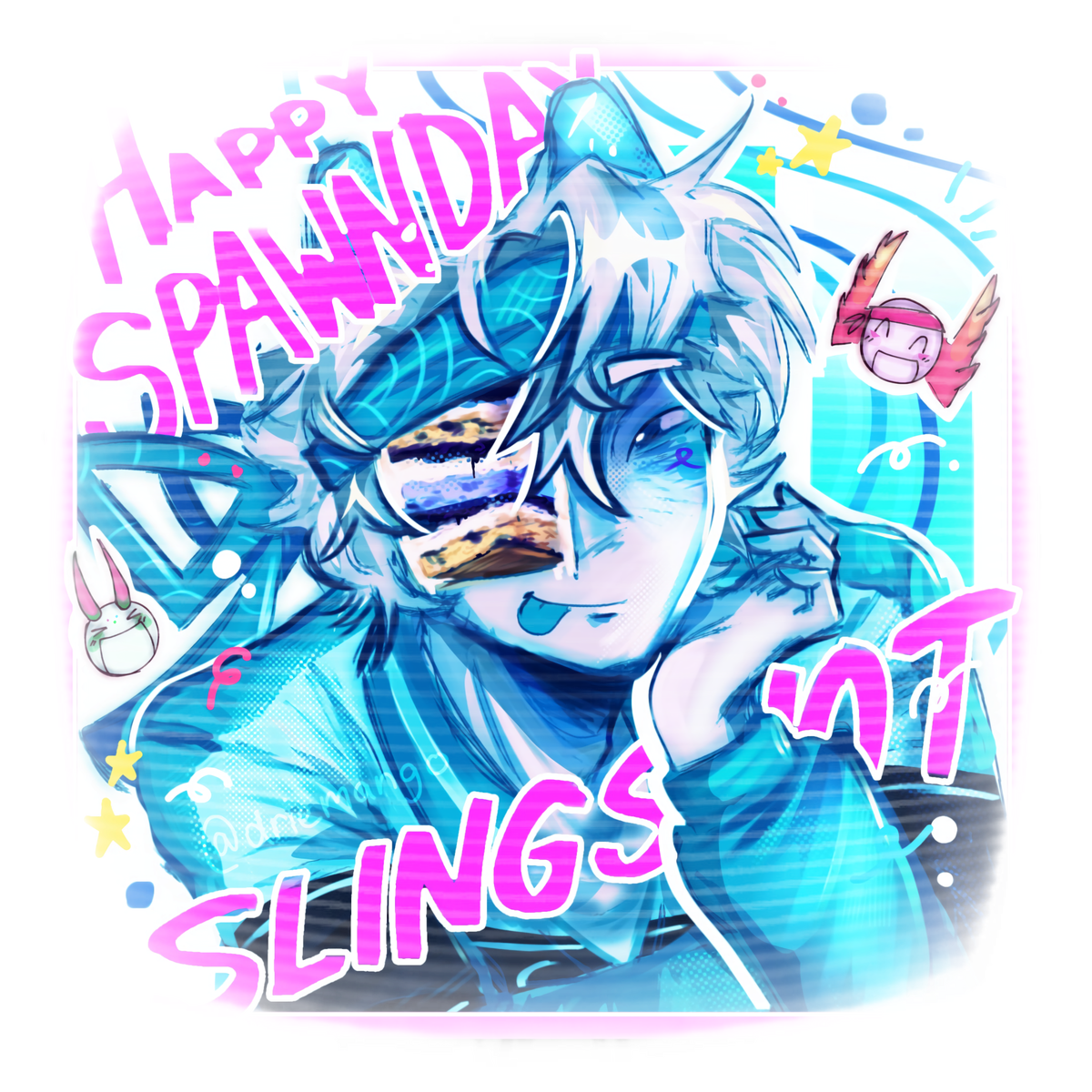 ◟ “ Spawnday Cake. “ — Slingshot