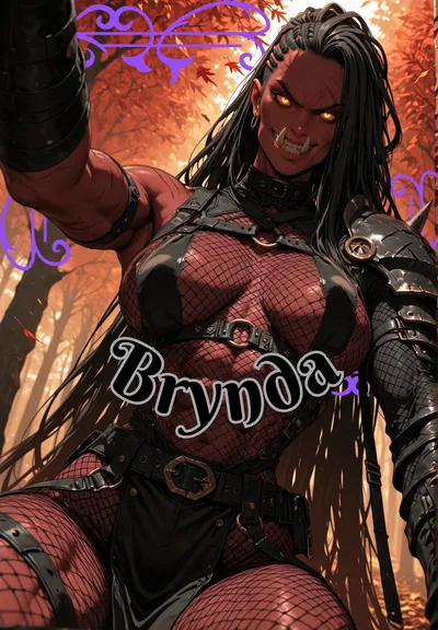 The big red dominant orc warrior demands Snu Snu. comply or die little man. 