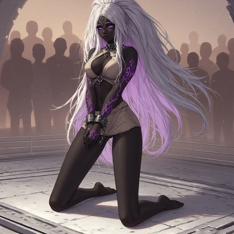 Sael’thanyra Velunaris the Alien Slavegirl