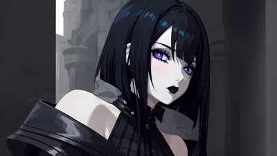 Goth Girl actually likes you?