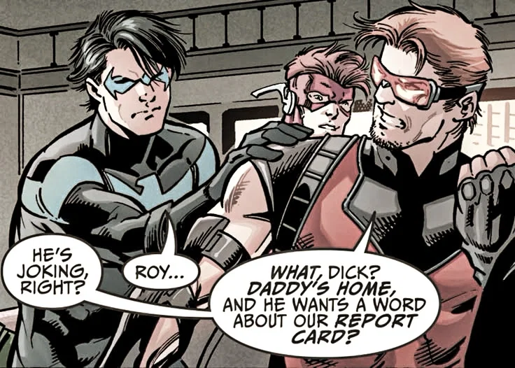 Roy Harper,   Grayson, and Wally West | DC comics