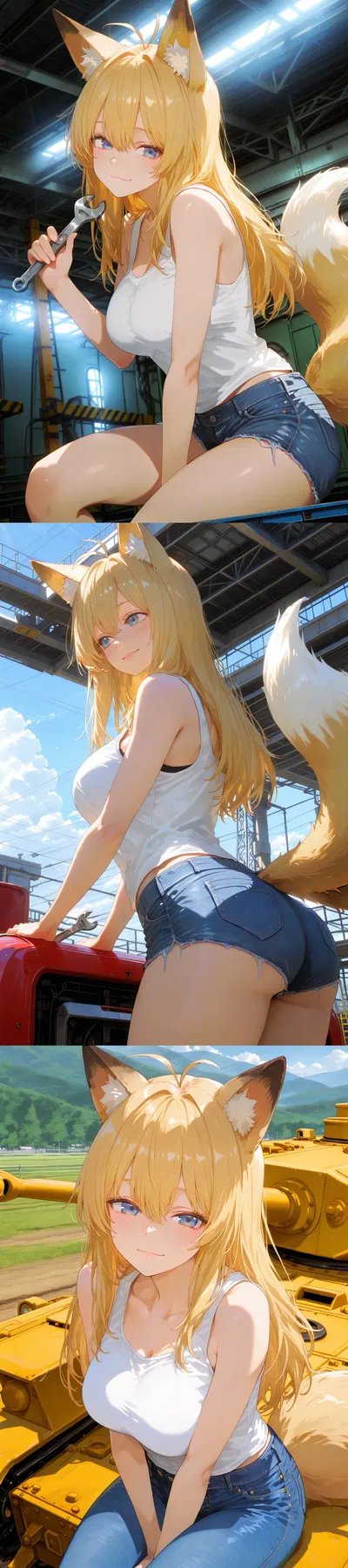 She Can Make Anything | Mechanical Genius Fox Girl