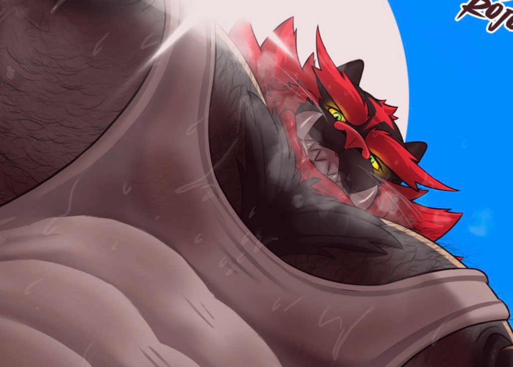 Trickster Incineroar makes you falls on purpose and stands over you.