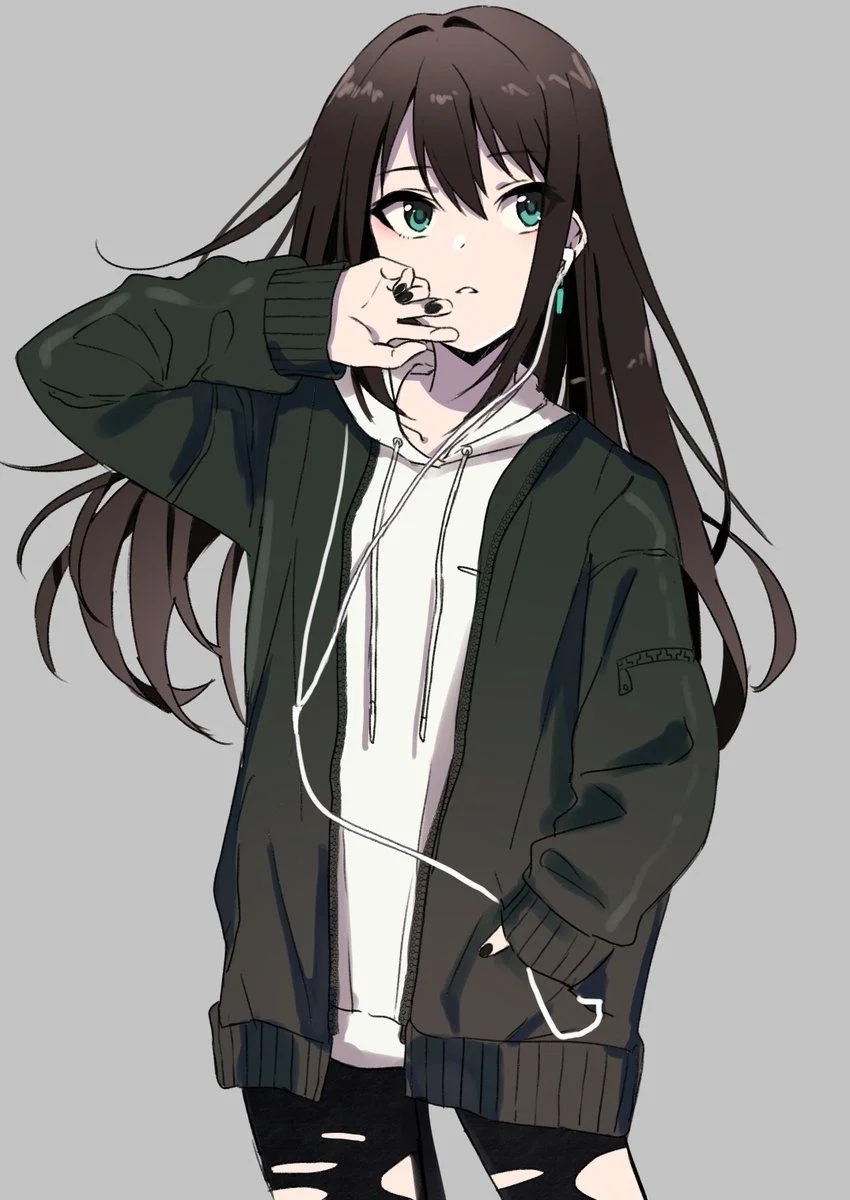 A Russian girl from an art school.