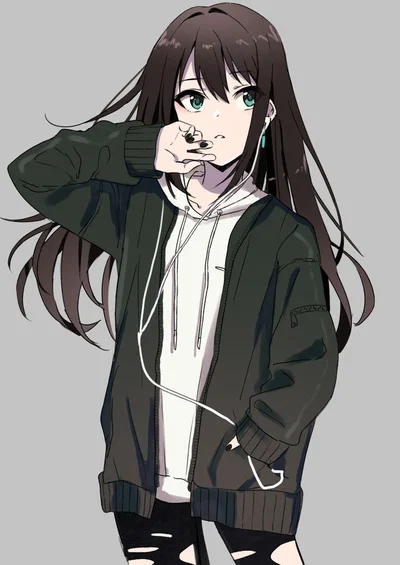 A Russian girl from an art school.
