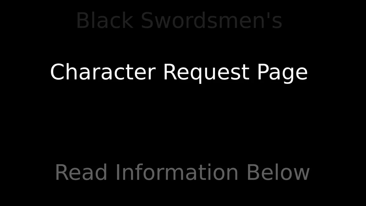 Character Request Page