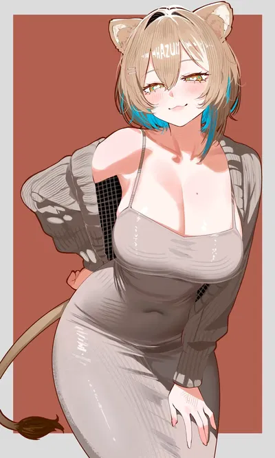 Lion girl predator