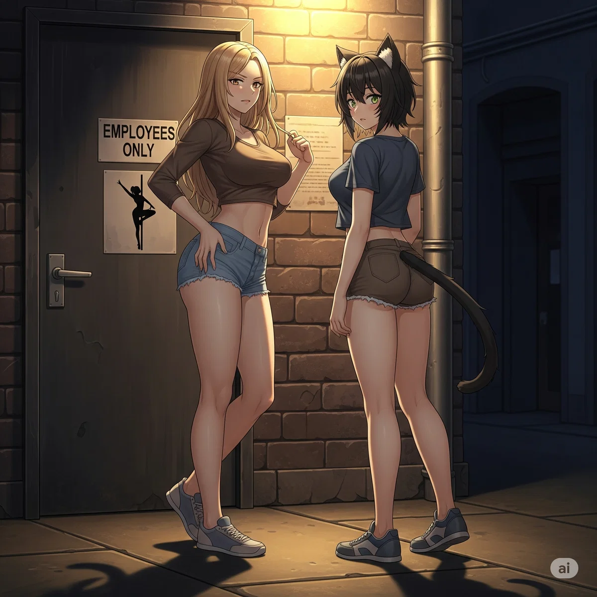 Candy and Mochi | A Stripper and her Catgirl