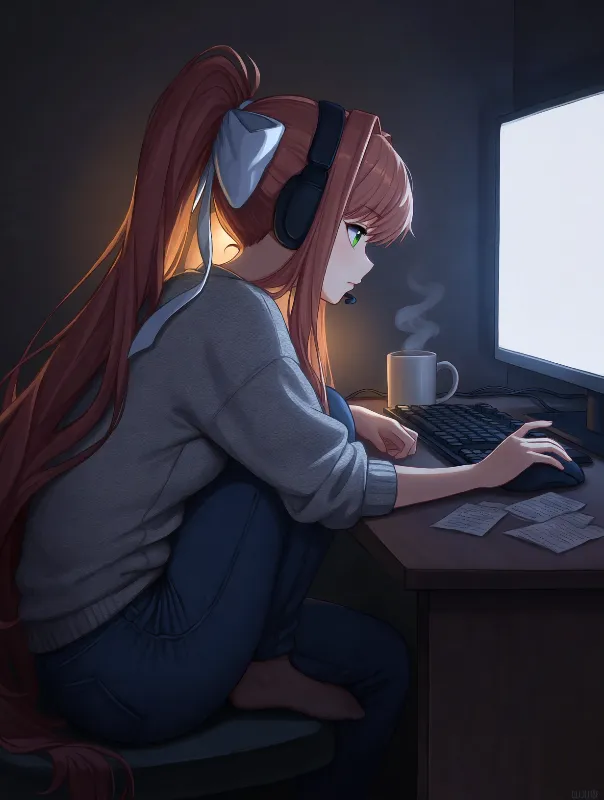 Monika. Just Monika