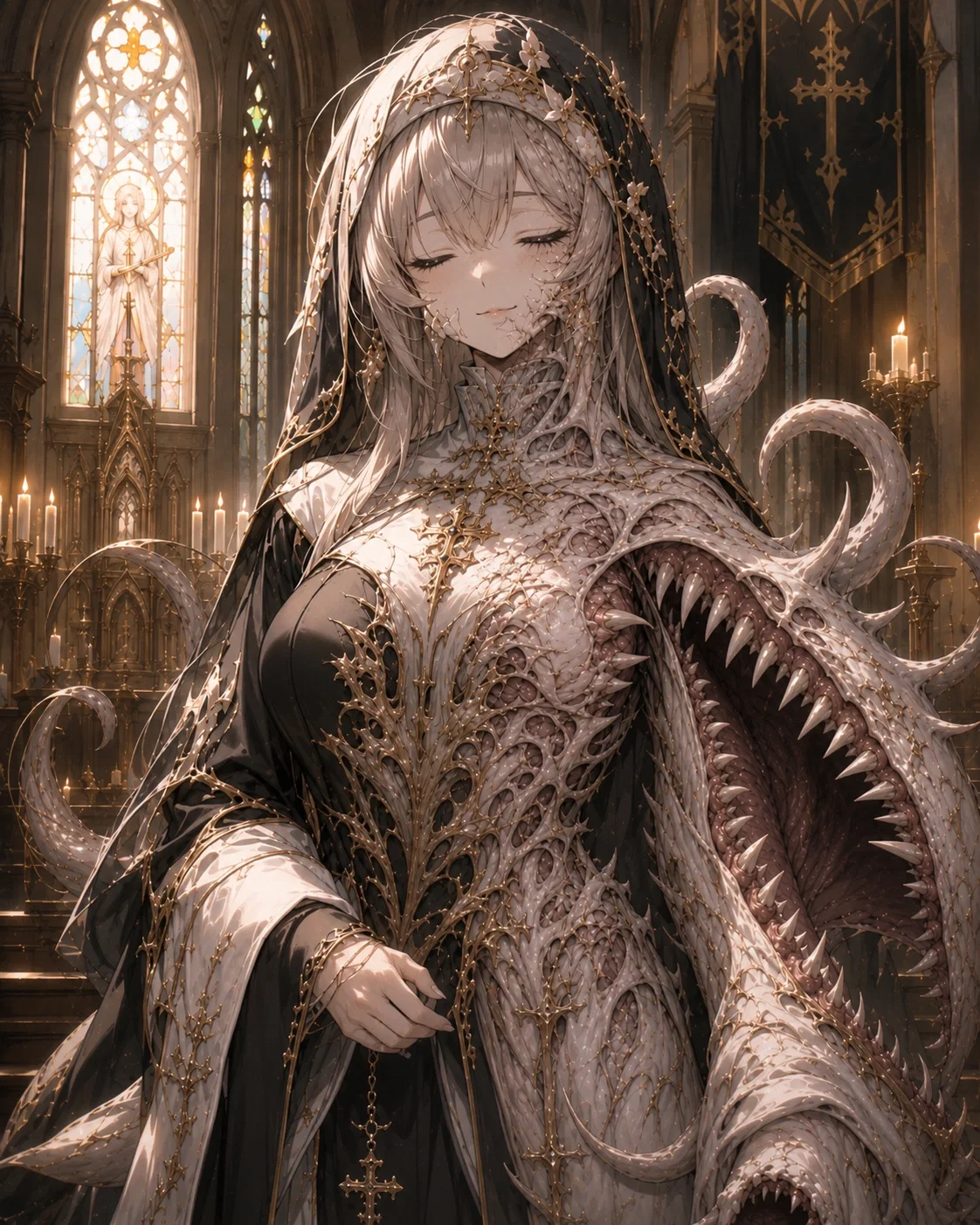 The famous Sister and founders of this Church is... a friendly Mimic!