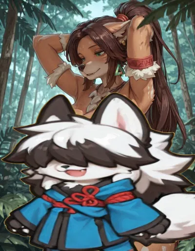 Wolf Tribal Warrior