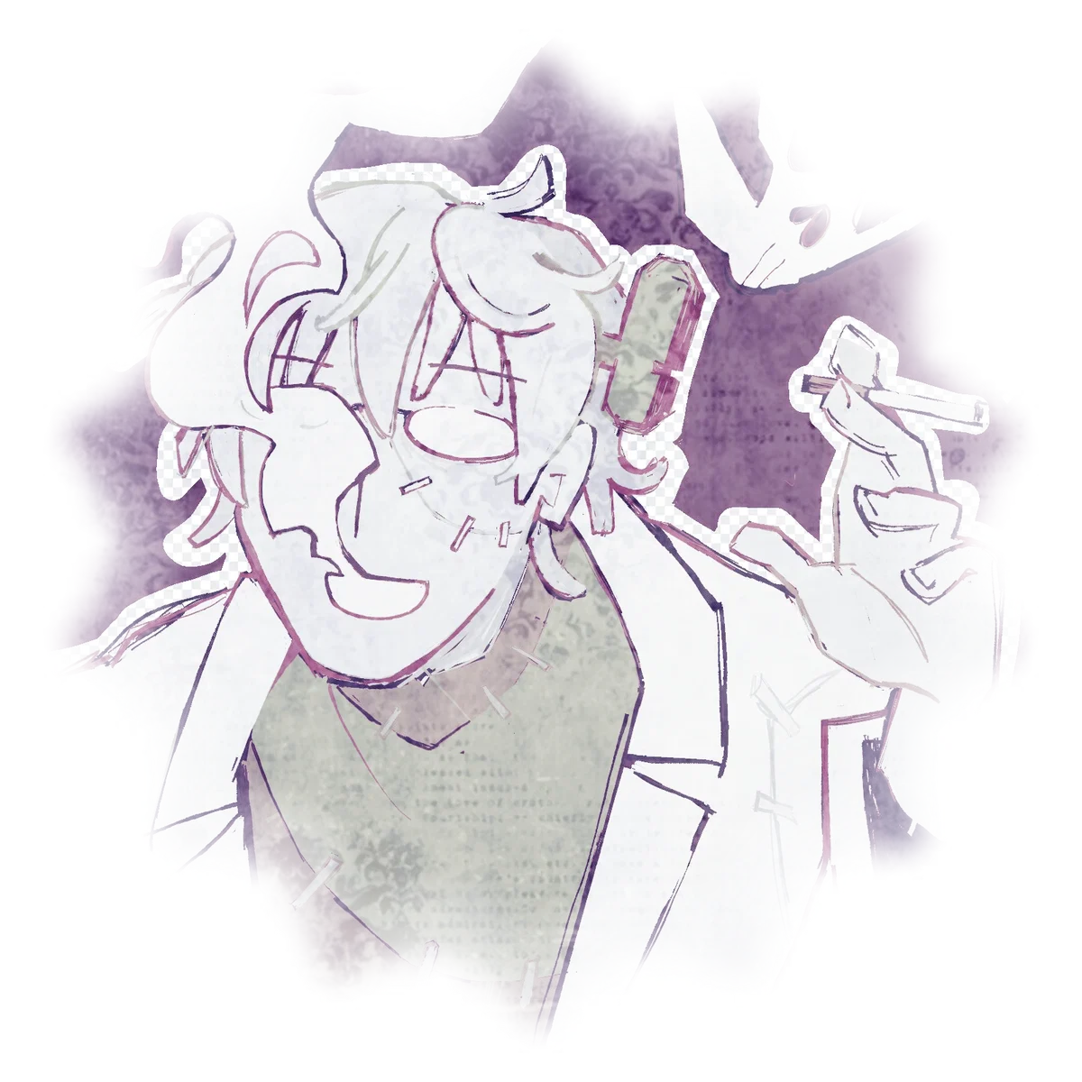 ❛      .    dr. stein     ꒰ ́ ᗜ`𓈒ྀི ꒱