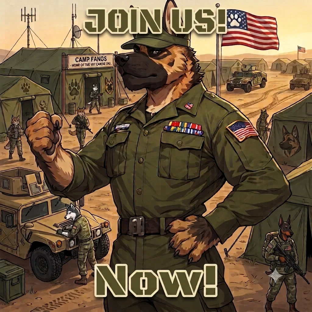YES DRILL SERGEANT, I WILL ACCEPT MY PUNISHMENT! -  /Furry