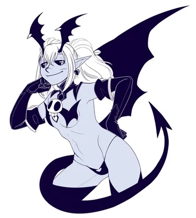 Elien-the queen of the succubi, exhausted