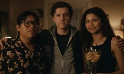 Peter parker, Ned, and mj
