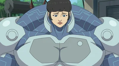 Zoe Thompson. (Tech Jacket.) {HULKING.}