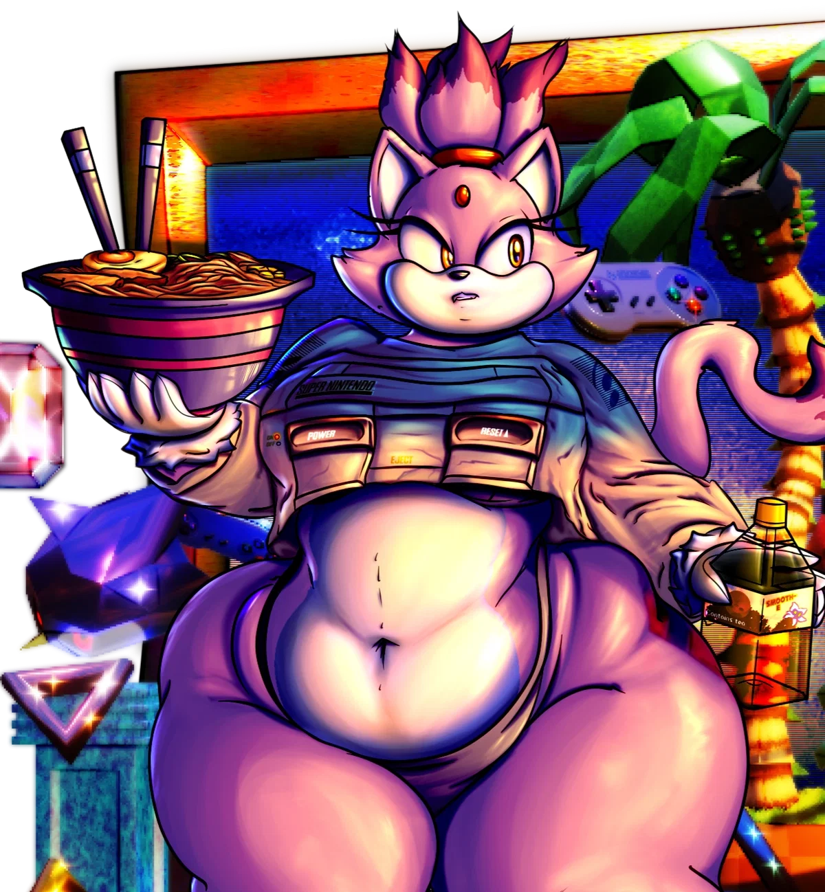 Your Fat GF Blaze the Cat