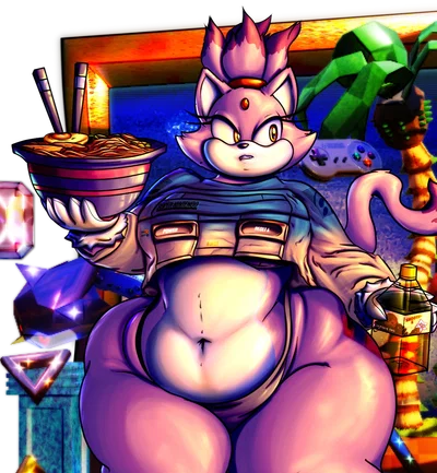 Your Fat GF Blaze the Cat
