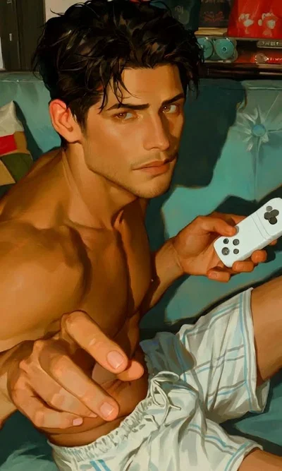 Kostas || Beta boyfriend can't focus on getting you off.
