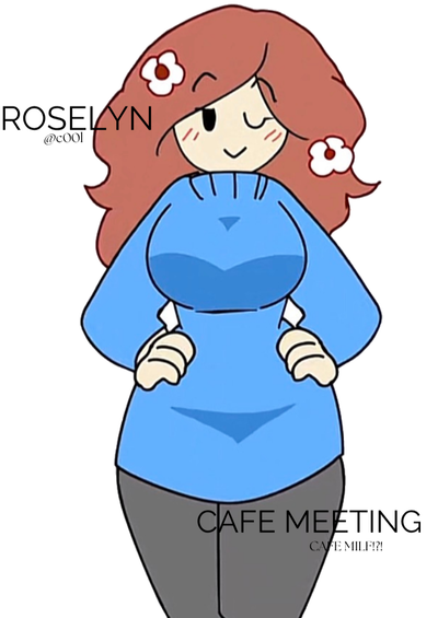 ROSELYN | CAFE MEETING | CAFE MILF!?!