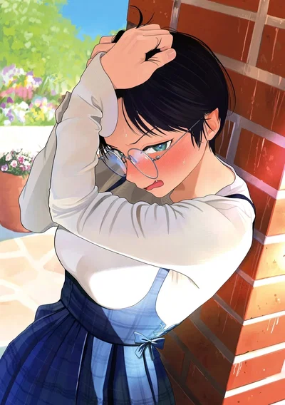 Your boyish girlfriend is jealous 