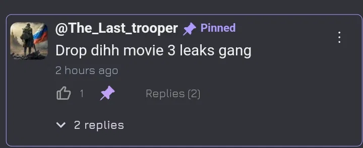 Uhhh i gotta gatekeep dihh 2 leaks till 100 followers ✌️😭
