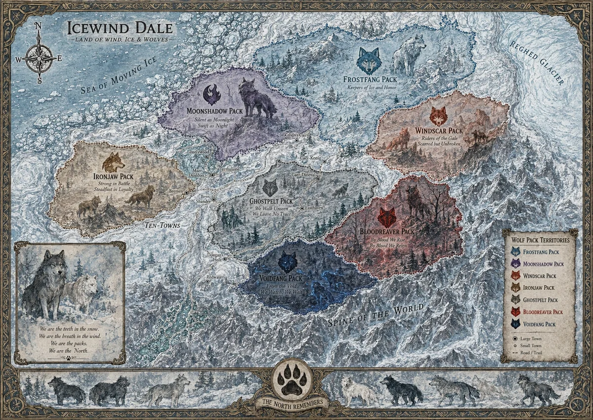 D&D Icewind Dales: Wolf RPG